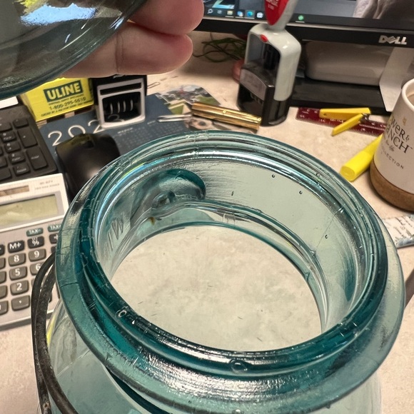 Ball org mason jar with wire lack top and perfect lid make an offer - Picture 6 of 7